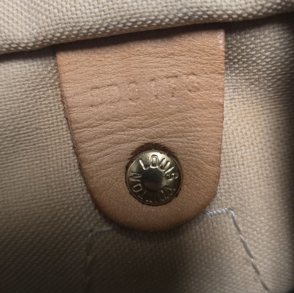 Louis Vuitton Damier Azul Speedy 30 Canvas Bag - Picture 11 of 12